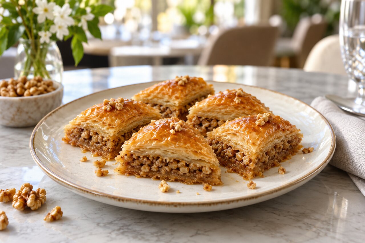 Walnut baklava (6 pcs)