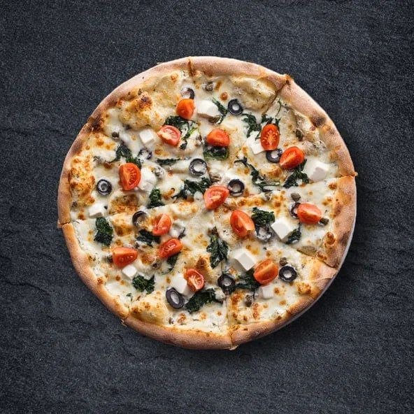 Spanich Feta Pizza