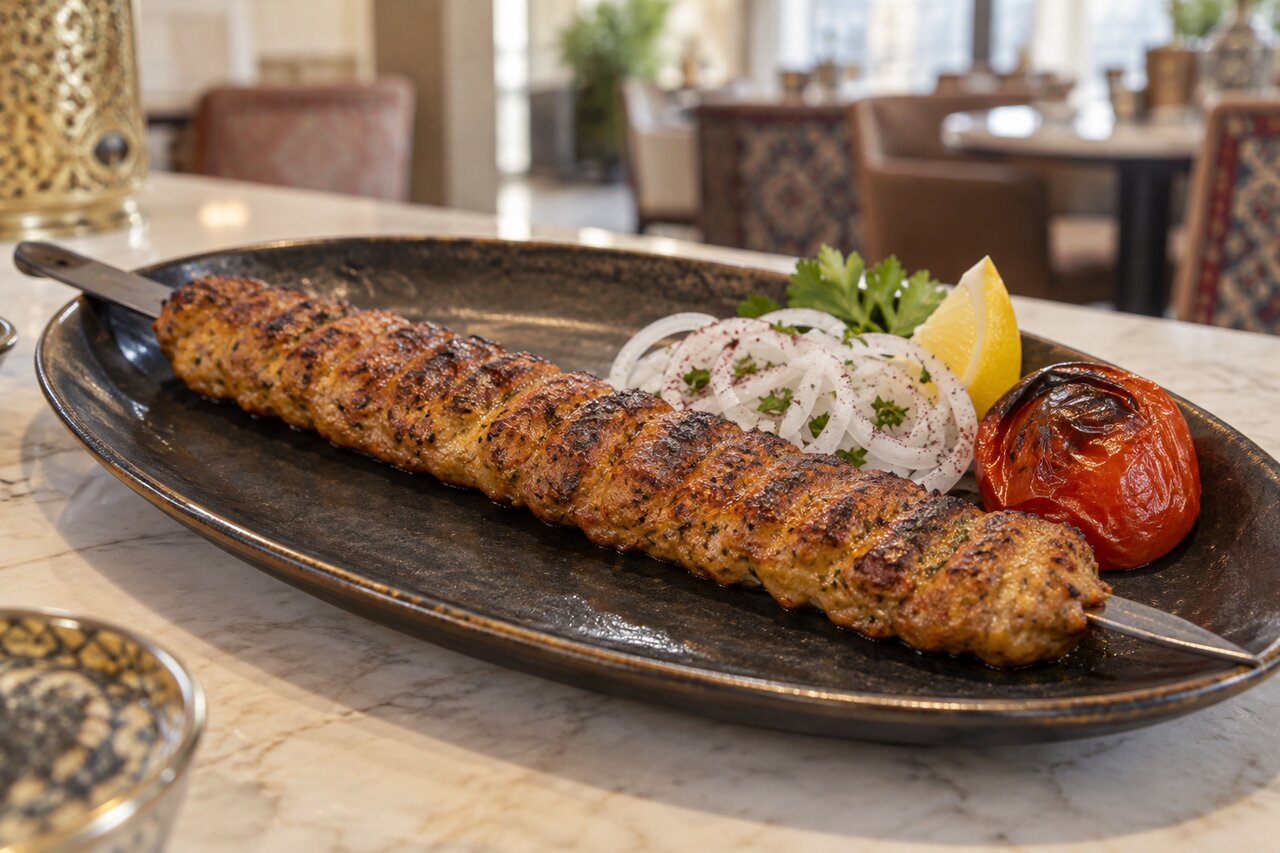 Chicken shami skewer
