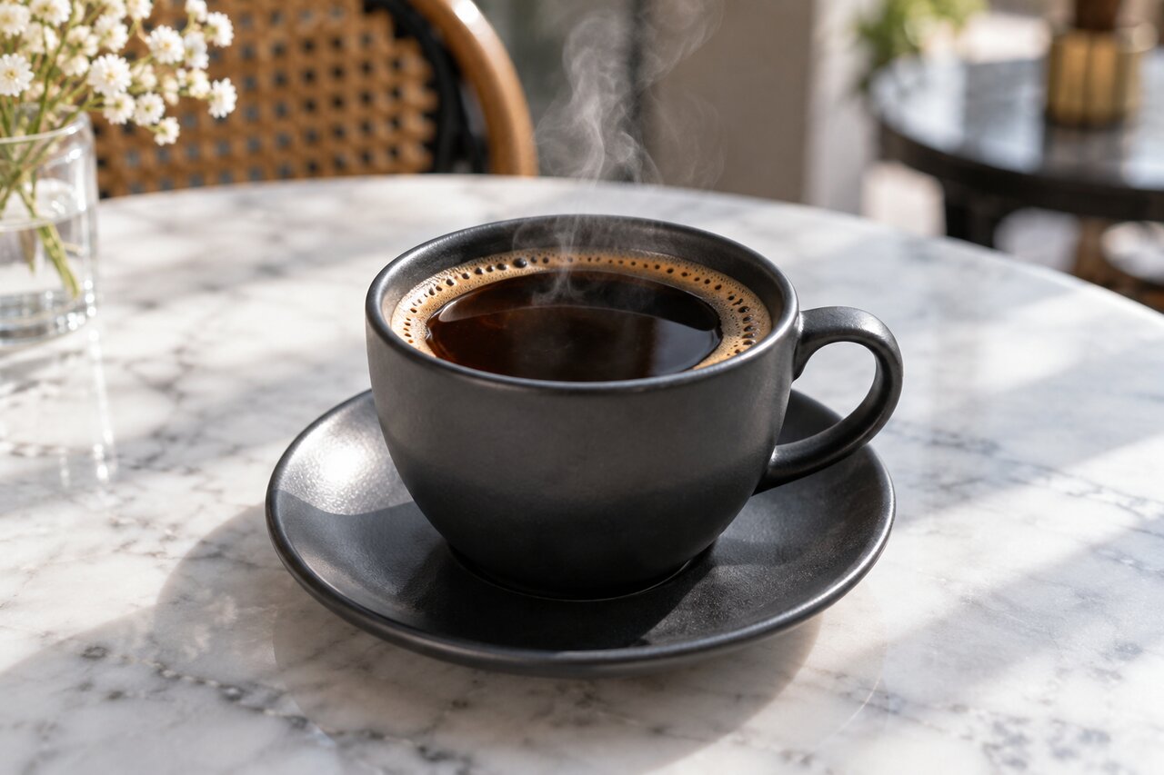 Black coffee