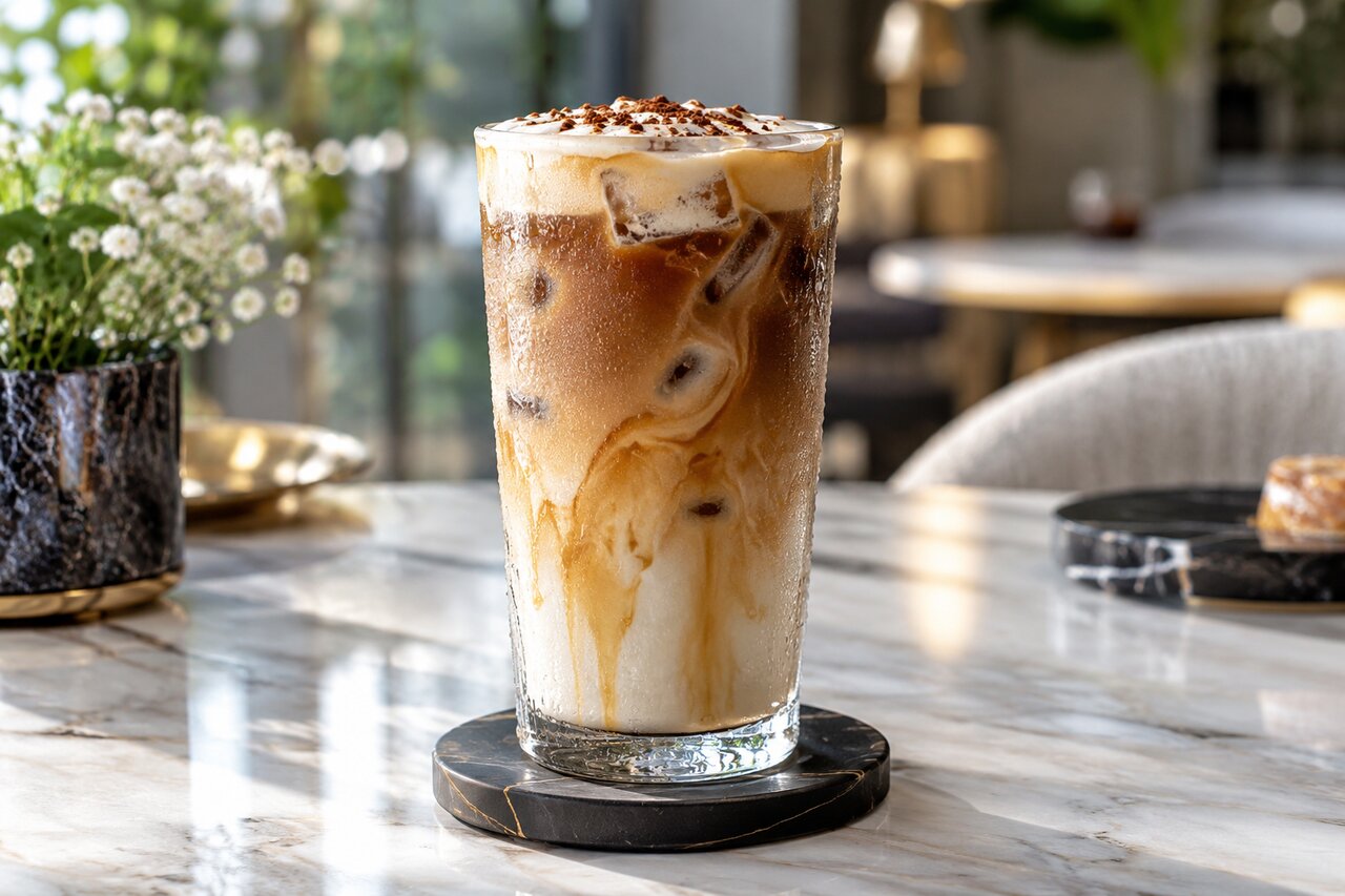Galaxy special iced coffee
