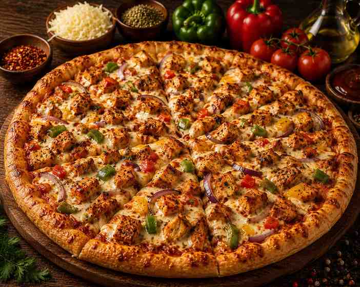 Chicken Tikka Pizza