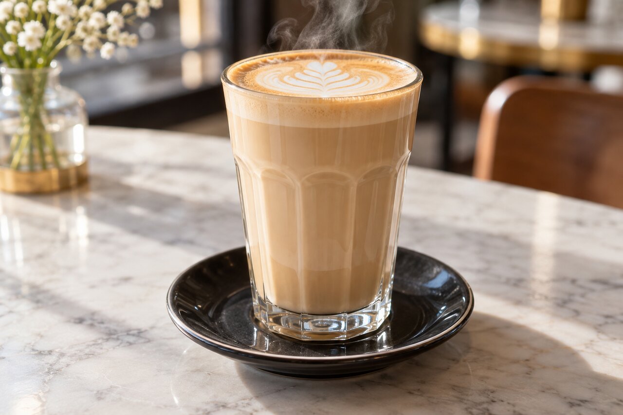 Latte coffee