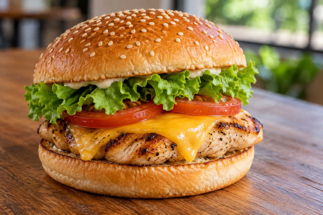 Chicken Cheese Burger