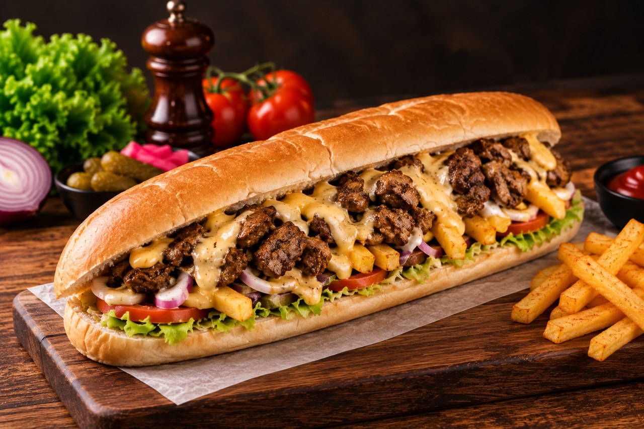 Cheese Liver Shawarma