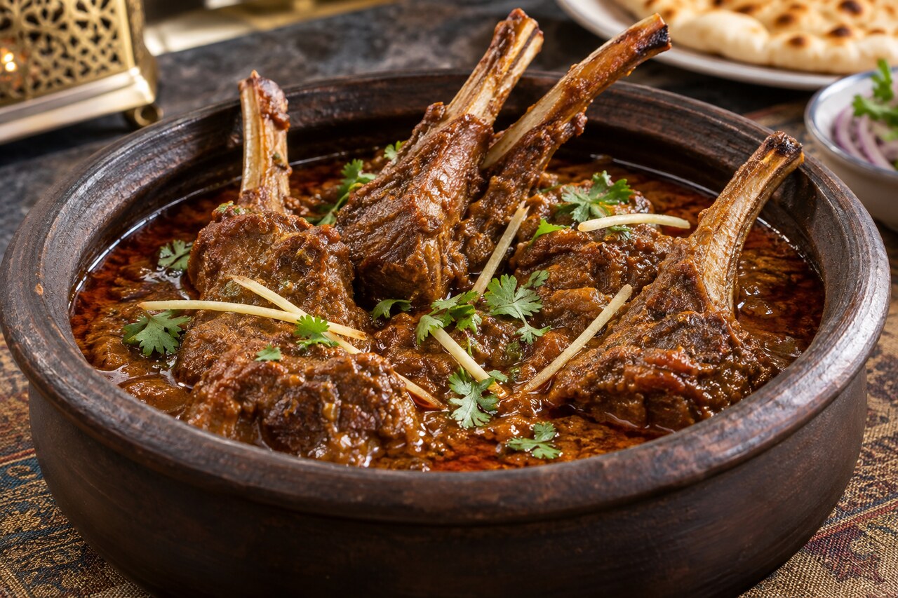 Mughlai mutton chop masala