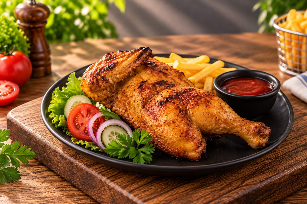 Half chicken