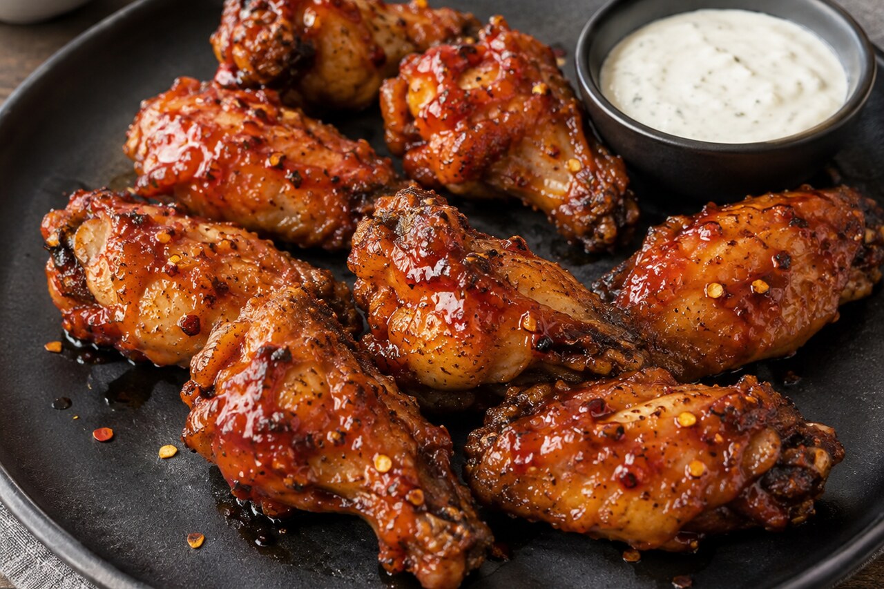 Chicken wings spicy