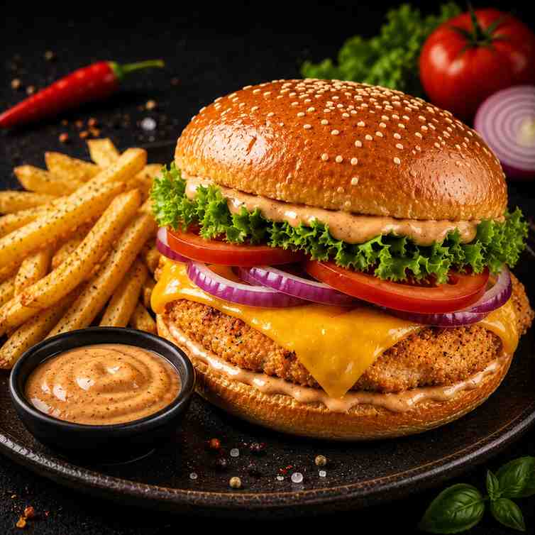 Cheese Chicken Burger