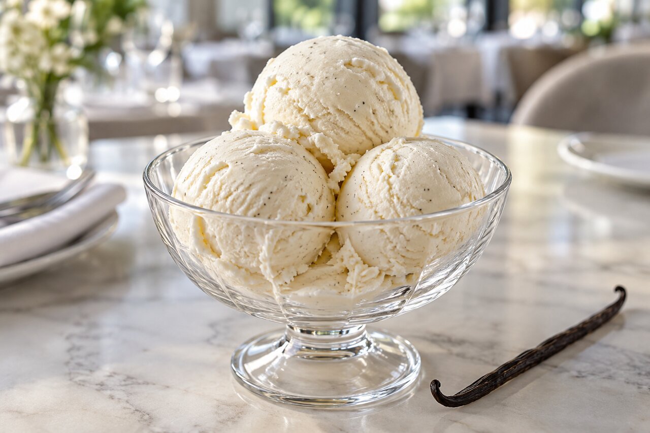 Vanilla ice cream