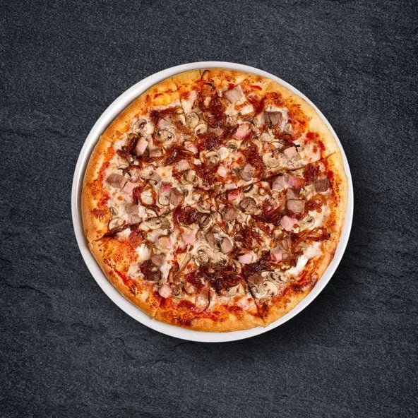 Beef pizza