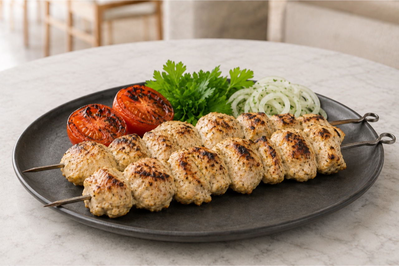 Chicken Malai Boti Kebab