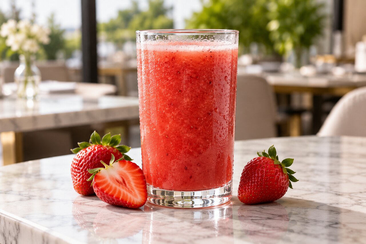 Strawberry juice